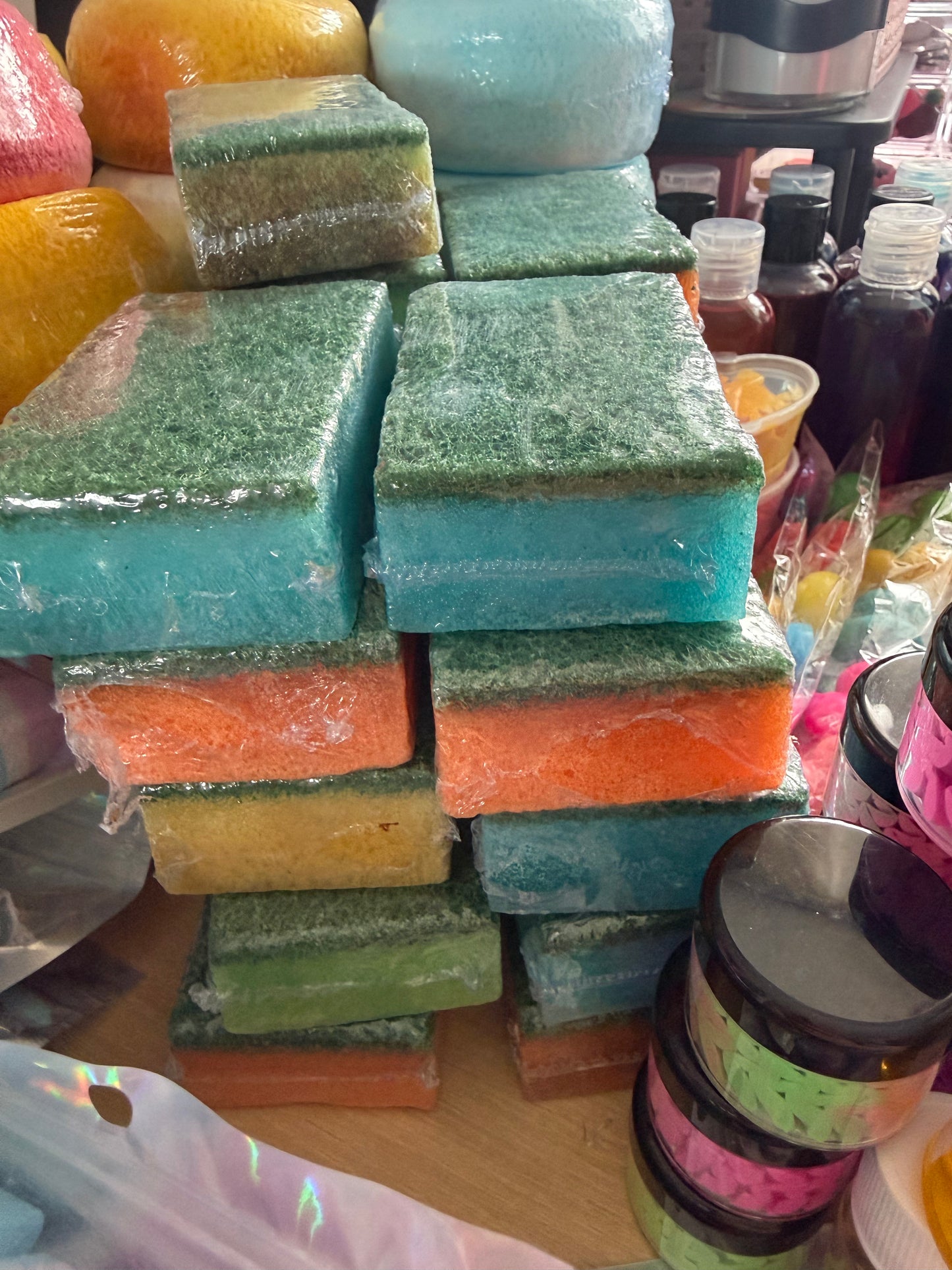 Home cleaning sponges