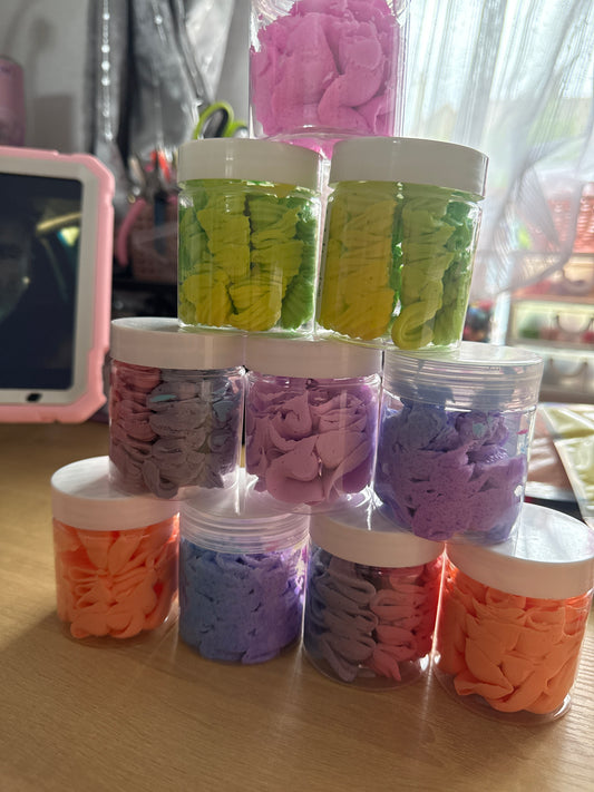 Whipped soap pots