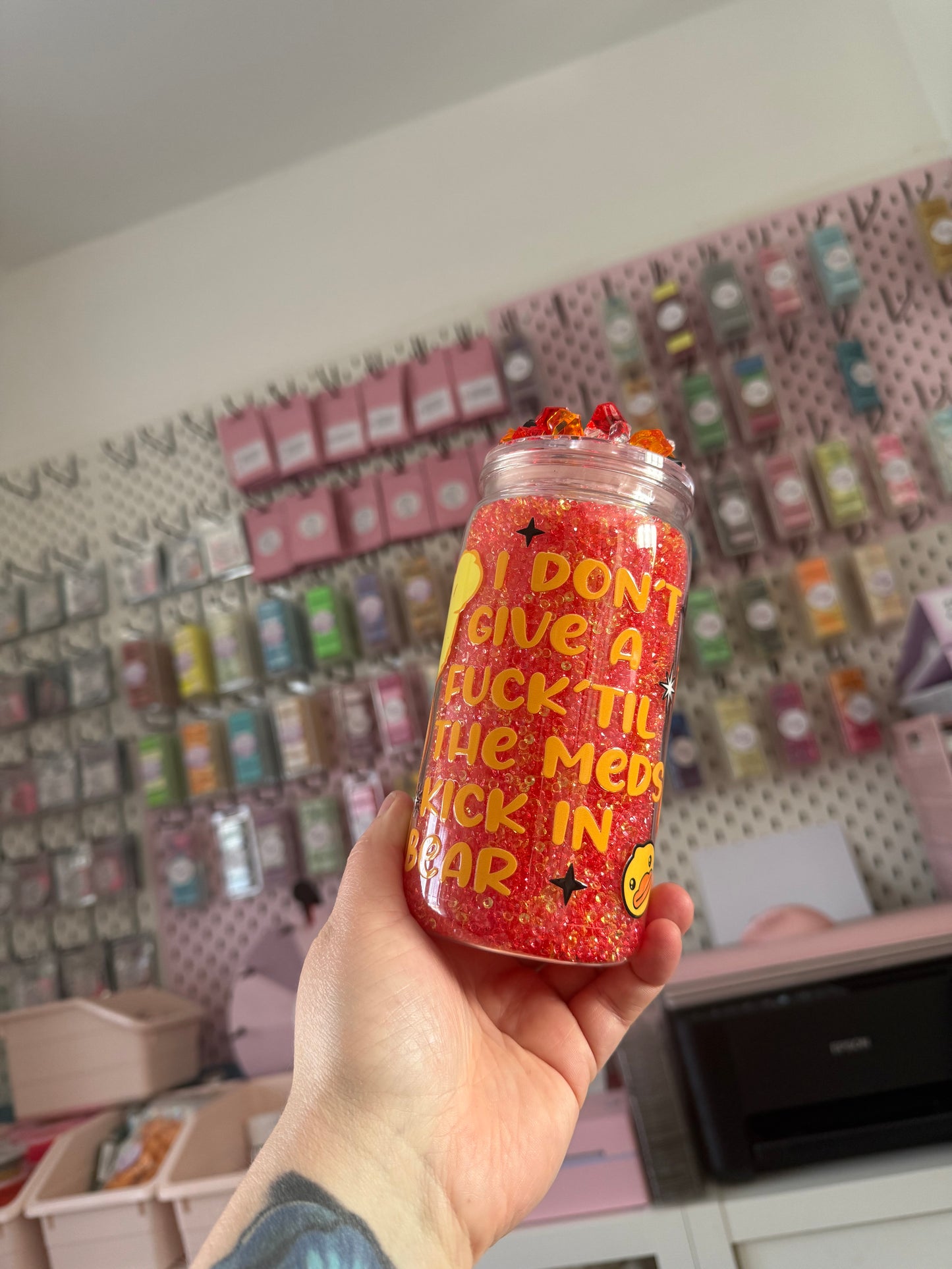 16oz Acrylic Snowglobes