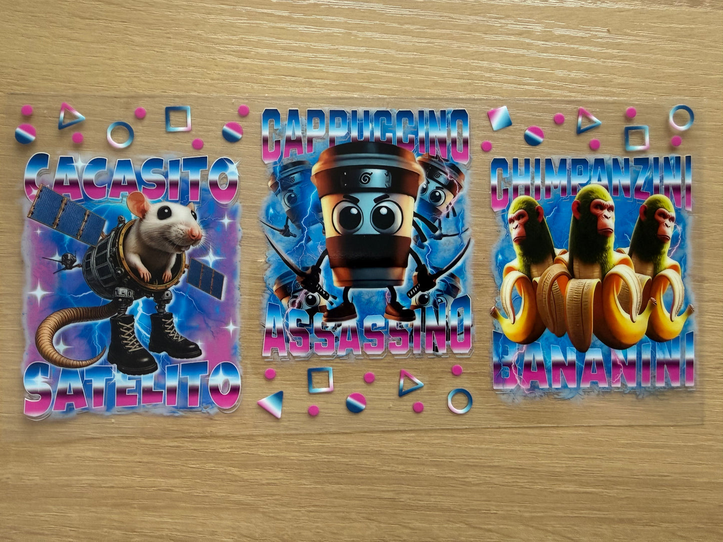 Stitch/Bluey/Peppa/Brain Rot wrap designs