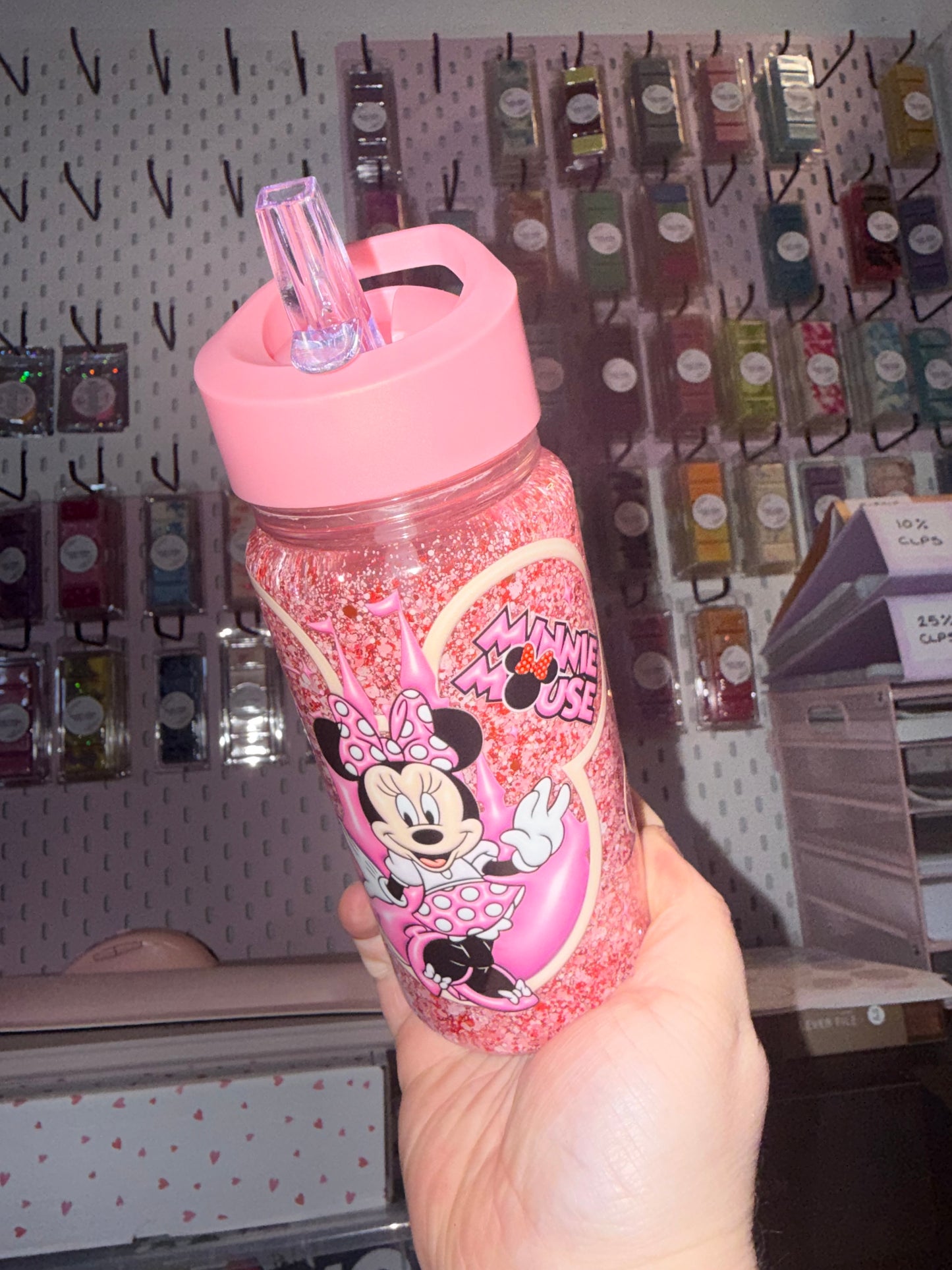 Children’s snowglobe water bottles