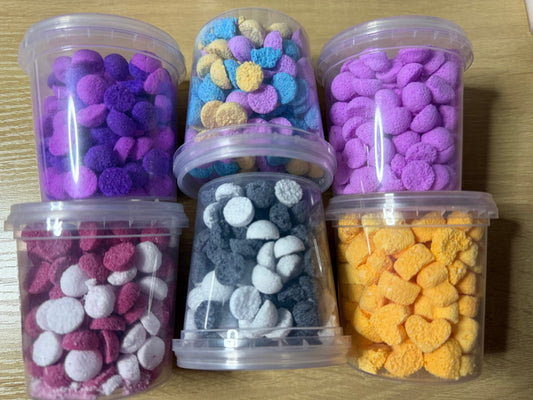 Bath bomb pearl drops