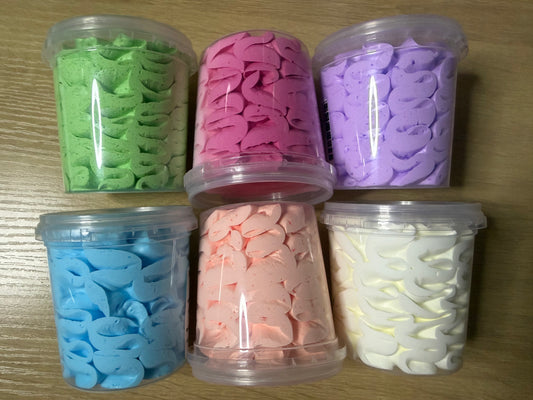 Whipped soap