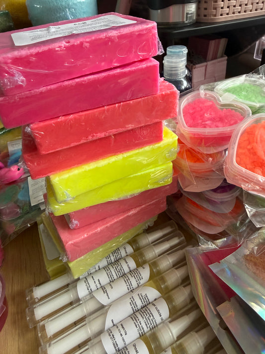 Bars of Neon Soap